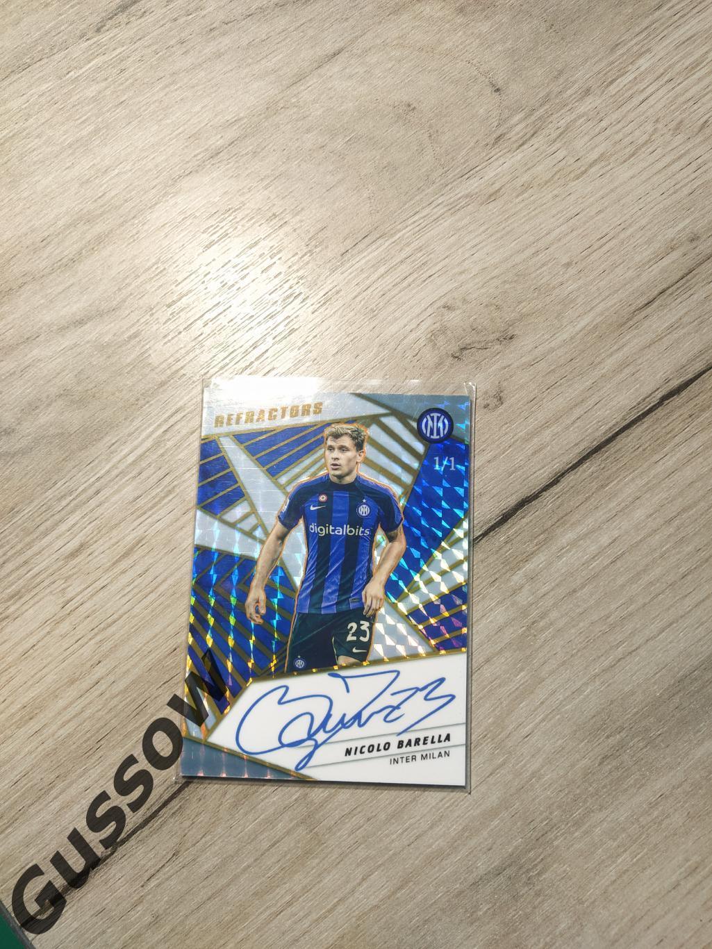 1/1 CLS Refractors Николо Барелла/ Nicolo Barella