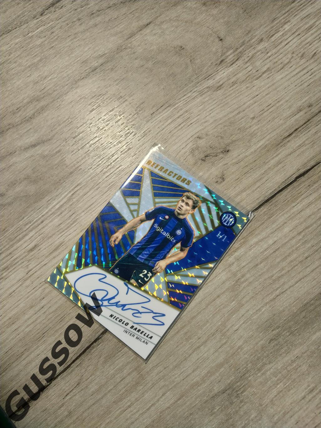 1/1 CLS Refractors Николо Барелла/ Nicolo Barella 1