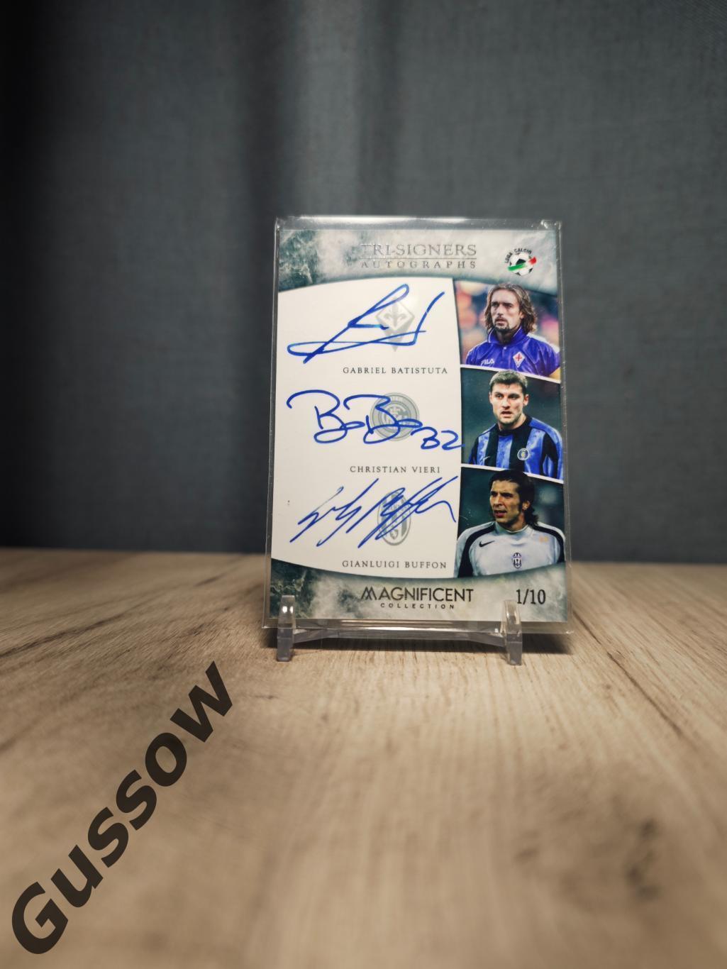 Magnificent Collection Batistuta, Vieri, Buffon 1/10