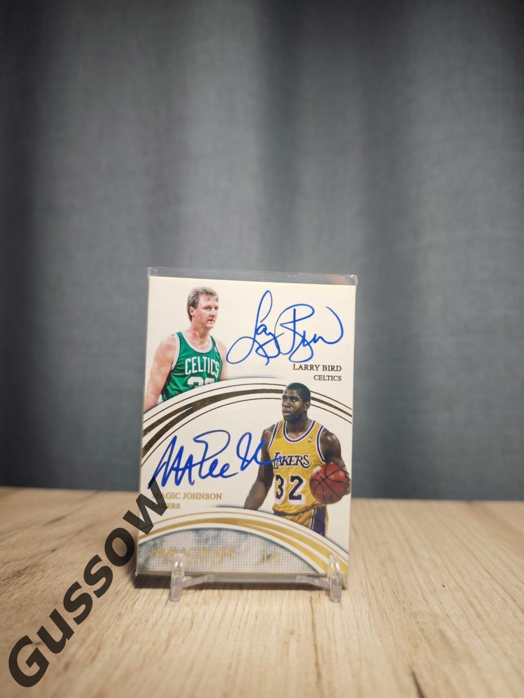 Immaculate Collection Larry Bird, Magic Johnson 1/1