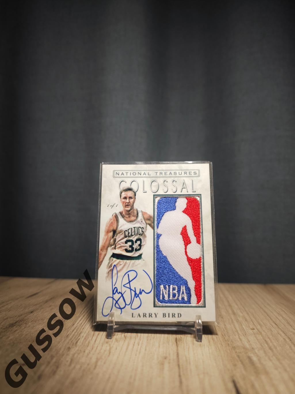 National Treasures Larry Bird 1/1