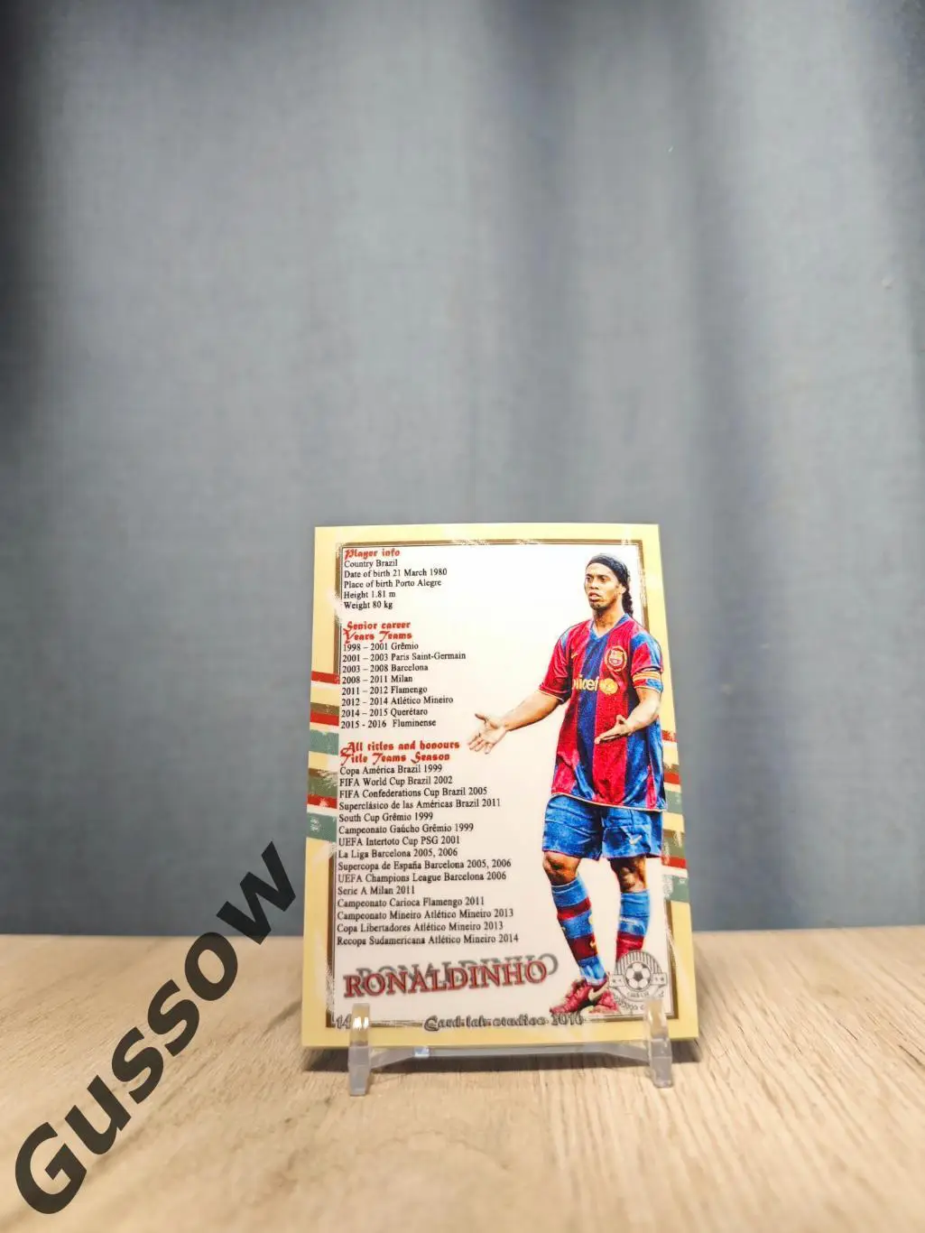 2016 CLS Legendary Ronaldinho №14 1