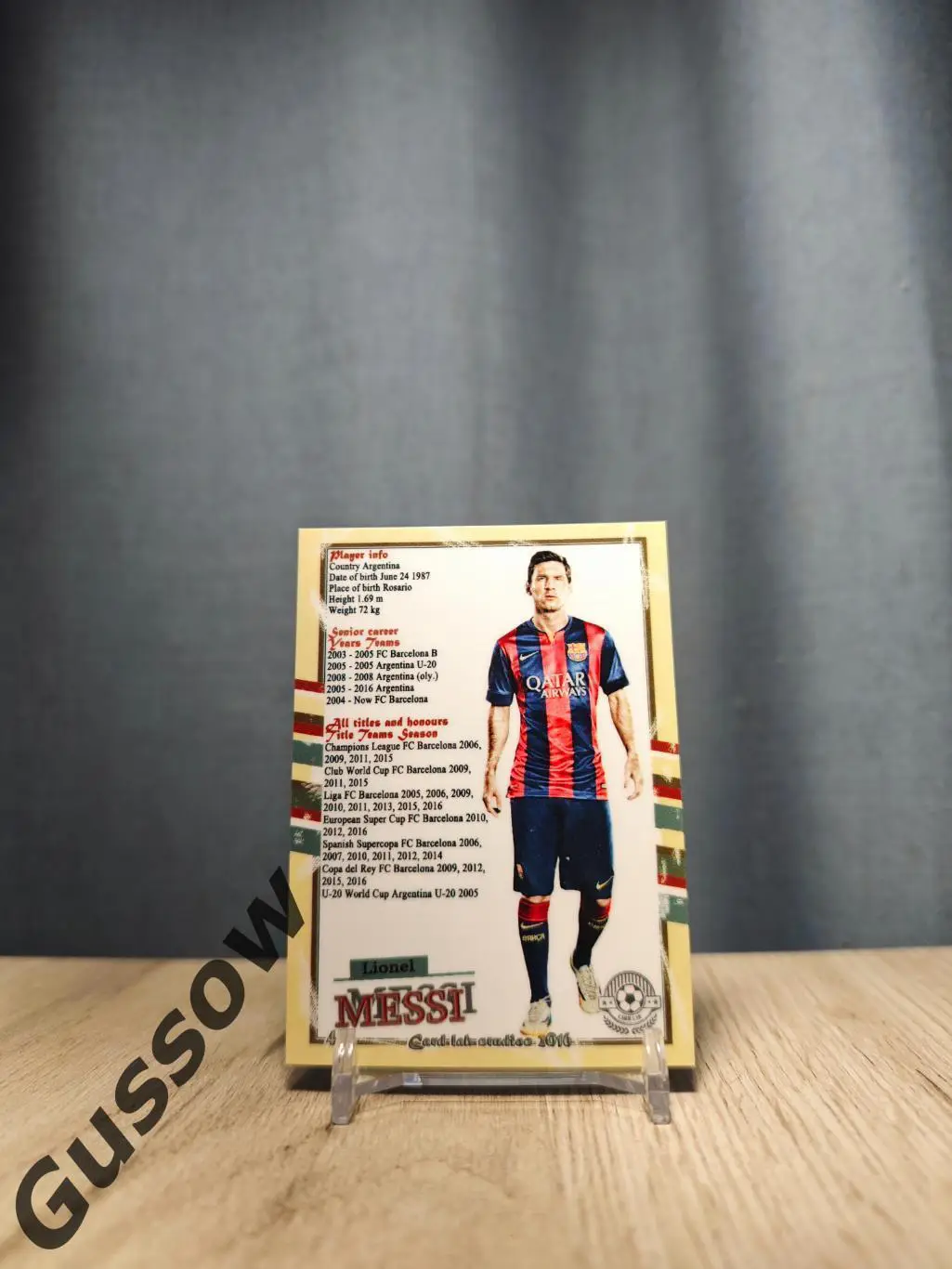 2016 CLS Legendary Messi №4 1