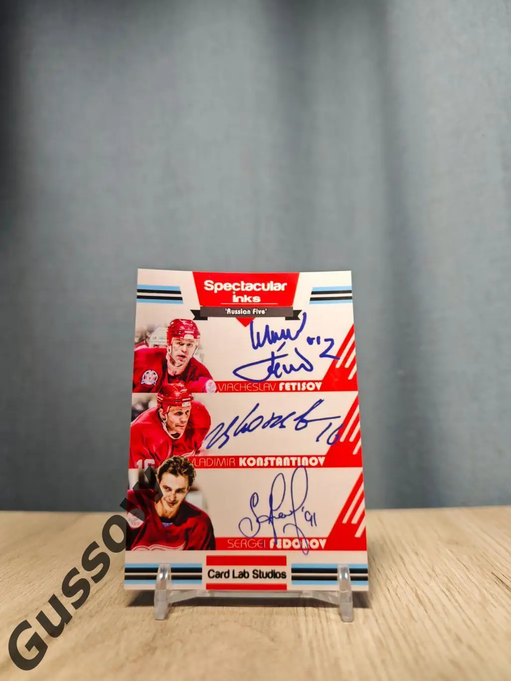2016 CLS Spectacular Inks Fetisov/Fedorov/Larionov №1