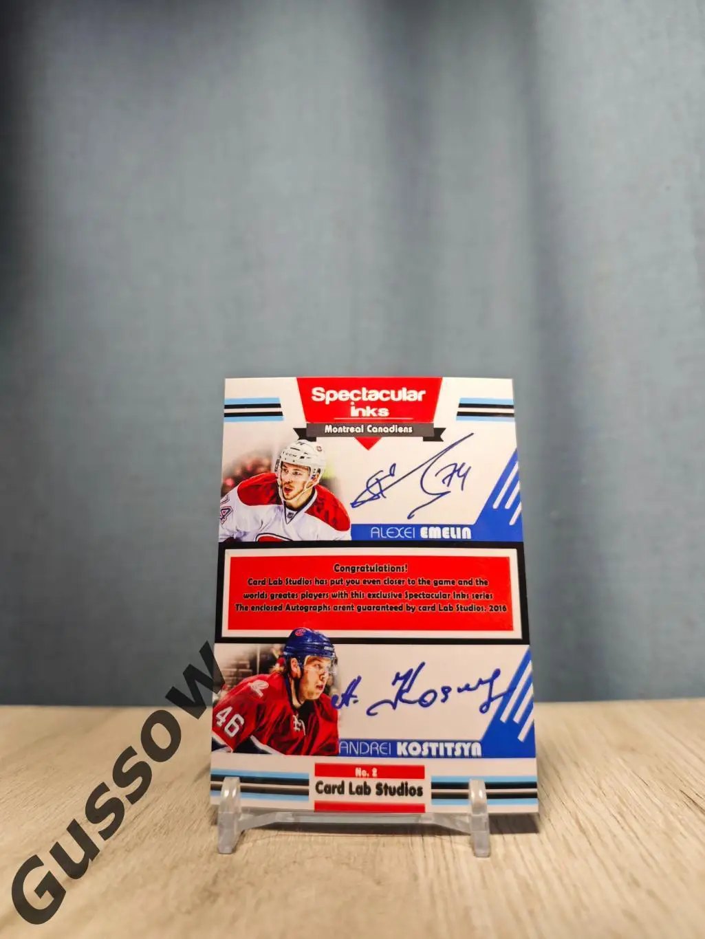 2016 CLS Spectacular Inks Markov/Kovalev/Radulov/Emelin/Kostitsyn №2 1