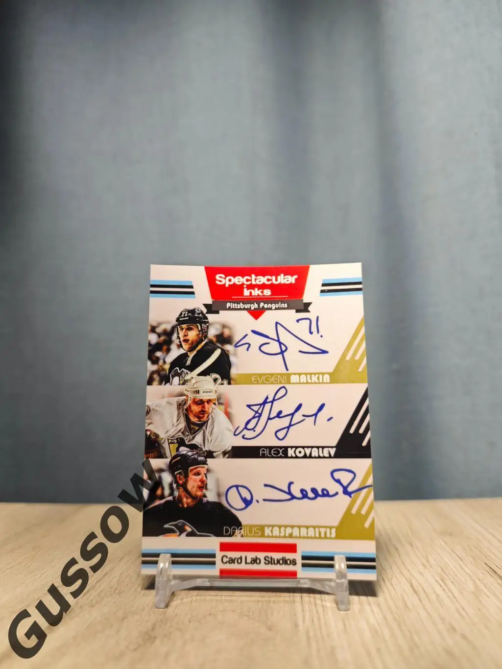 2016 CLS Spectacular Inks Malkin/Kovalev/Kasparaitis/Morozov/Gonchar №3