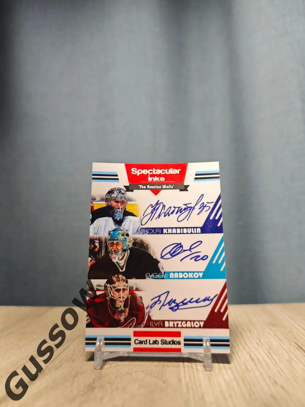 2016 CLS Spectacular Inks Khabibulin/Nabokov/Bryzgalov/Bobrovsky/Varlamov №5