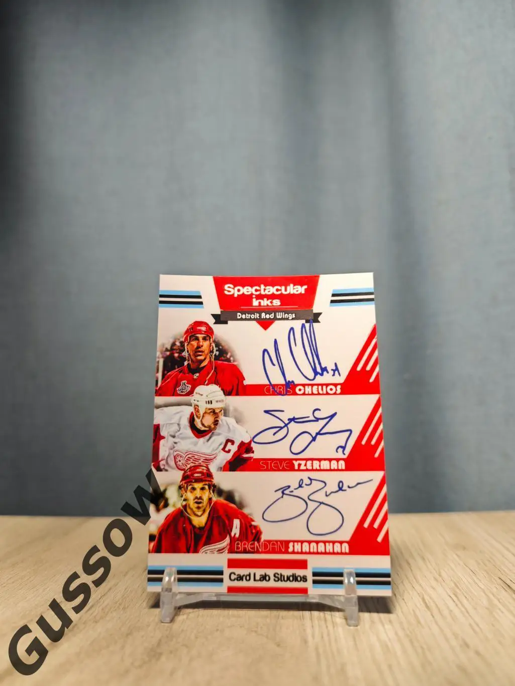 2016 CLS Spectacular Inks Chelios/Yzerman/Shanahan/Datsuyk/Lidstrom №6