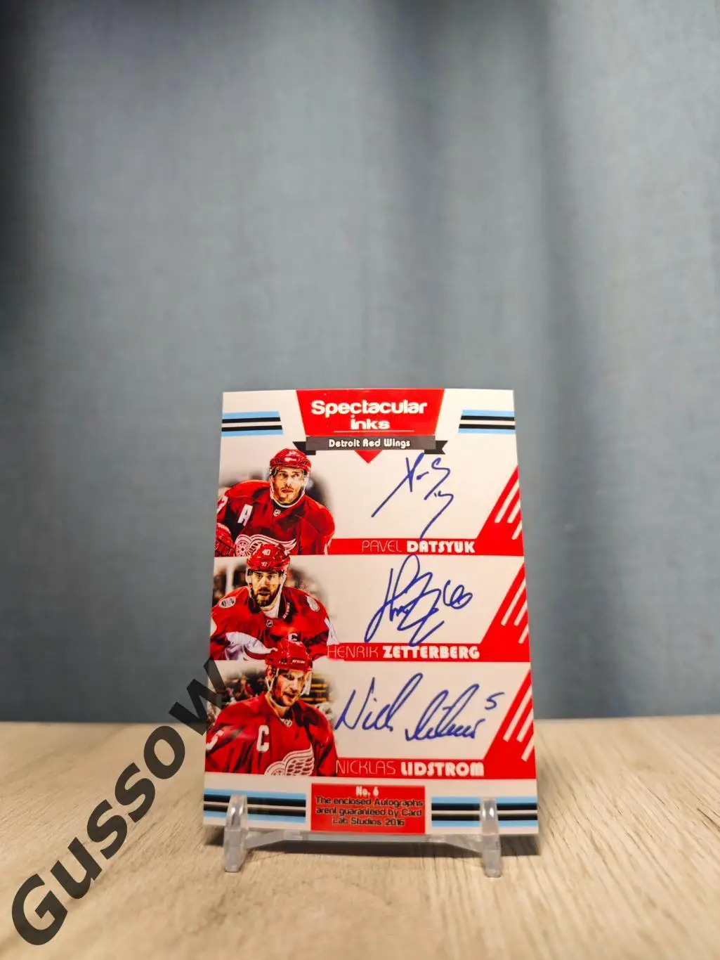 2016 CLS Spectacular Inks Chelios/Yzerman/Shanahan/Datsuyk/Lidstrom №6 1