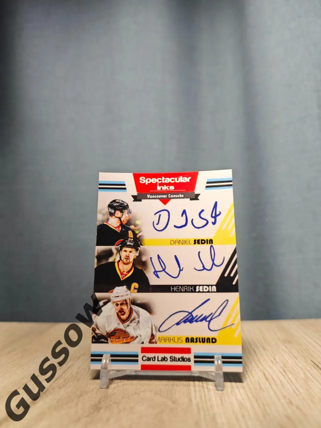 2016 CLS Spectacular Inks Sedin/Naslund/Bure/Mogilny №7