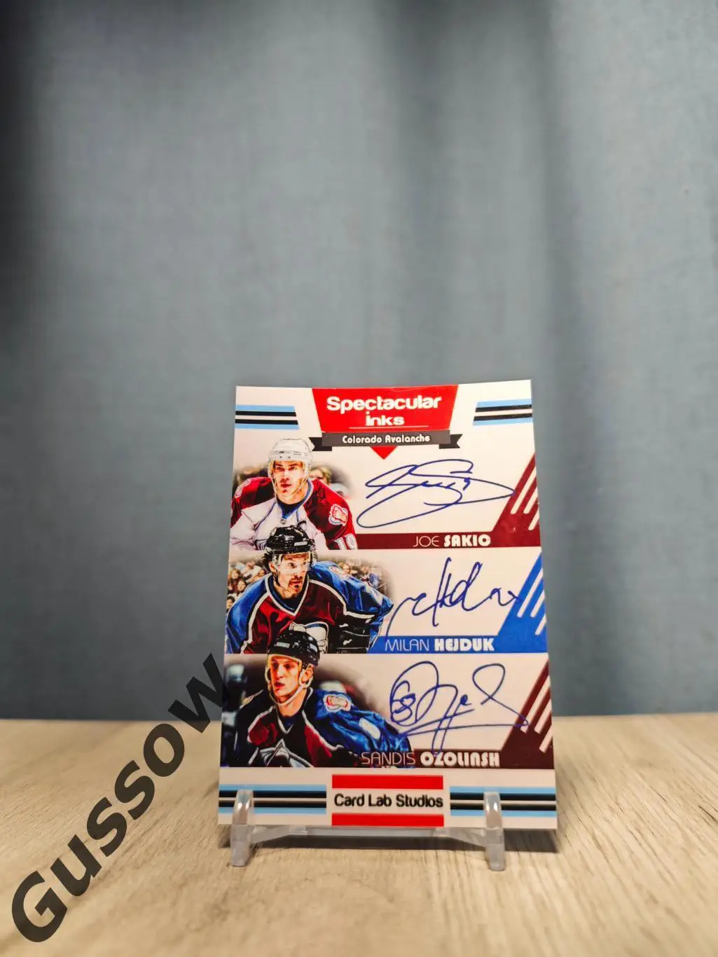 2016 CLS Spectacular Inks Forsberg/Foote/Sakic/Forsberg №10