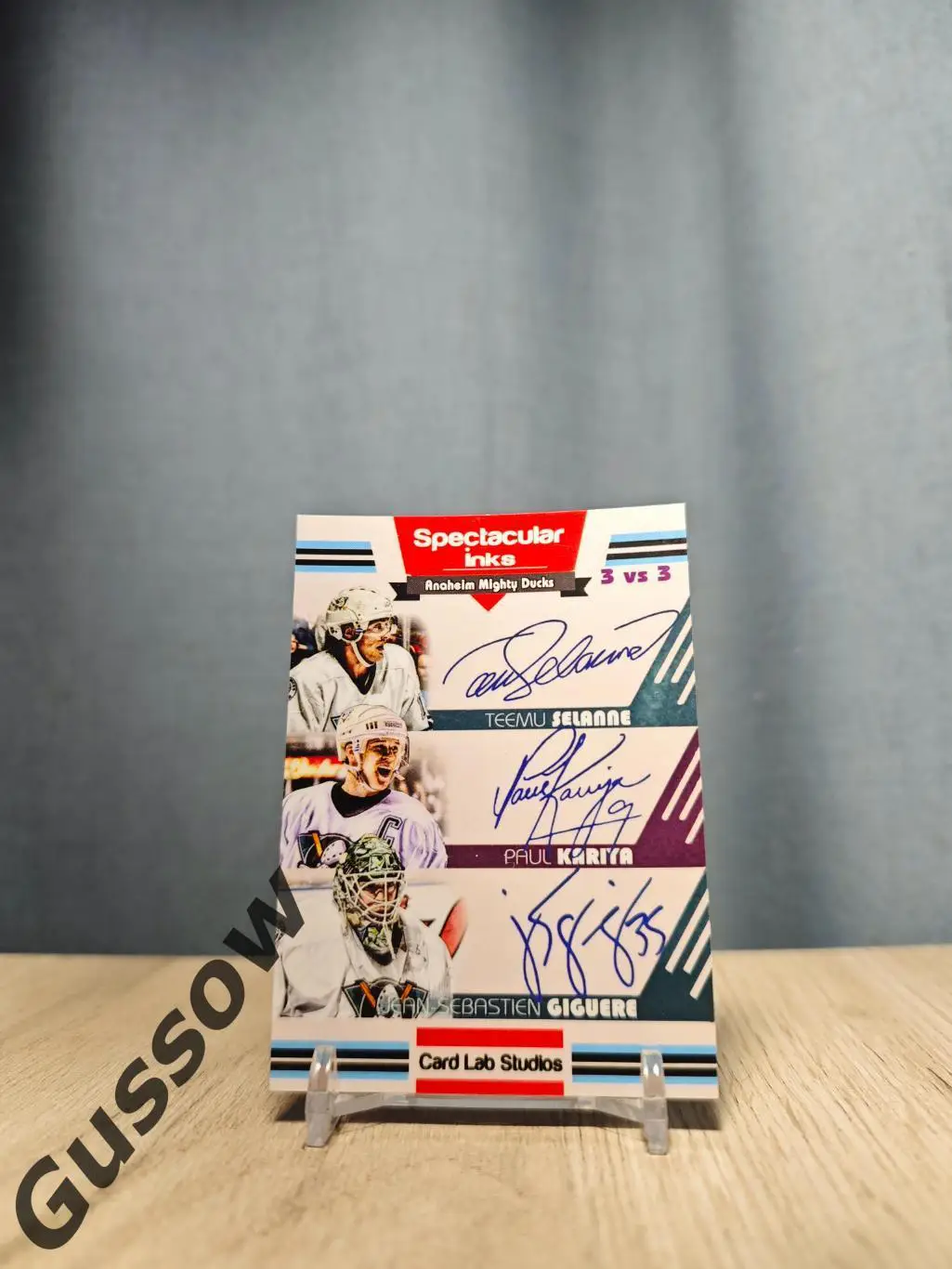 2016 CLS Spectacular Inks Selanne/Kariya/Gigere/Brgeron/Thornton/Thomas №11