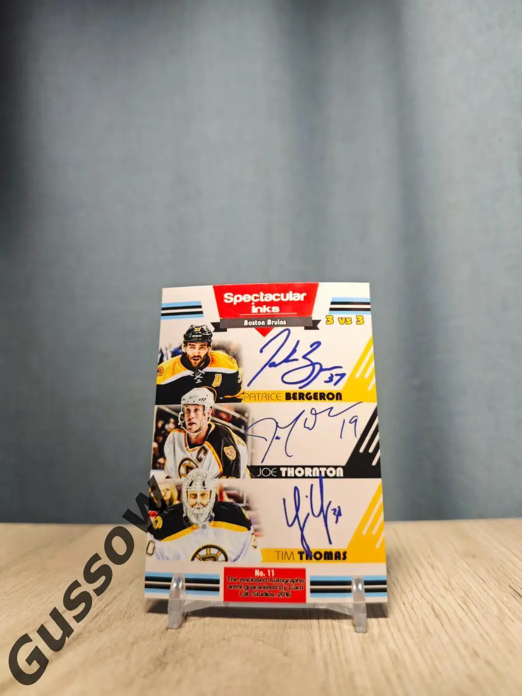 2016 CLS Spectacular Inks Selanne/Kariya/Gigere/Brgeron/Thornton/Thomas №11 1