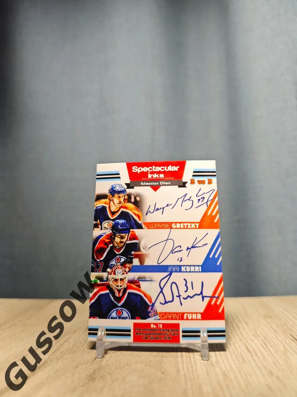 2016 CLS Spectacular Inks Iginla/Fleury/Kiprusoff/Gretzky/Kurry/Fuhr №12 1
