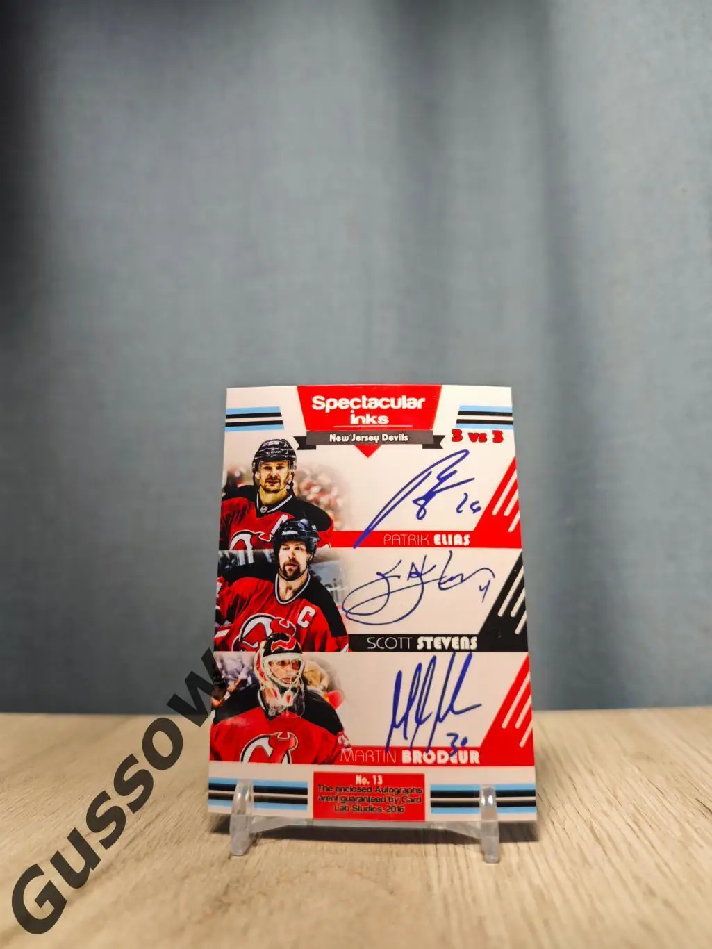 2016 CLS Spectacular Inks Giroux/Lindros/Hextall/Elias/Stevens/Brodeur№13 1