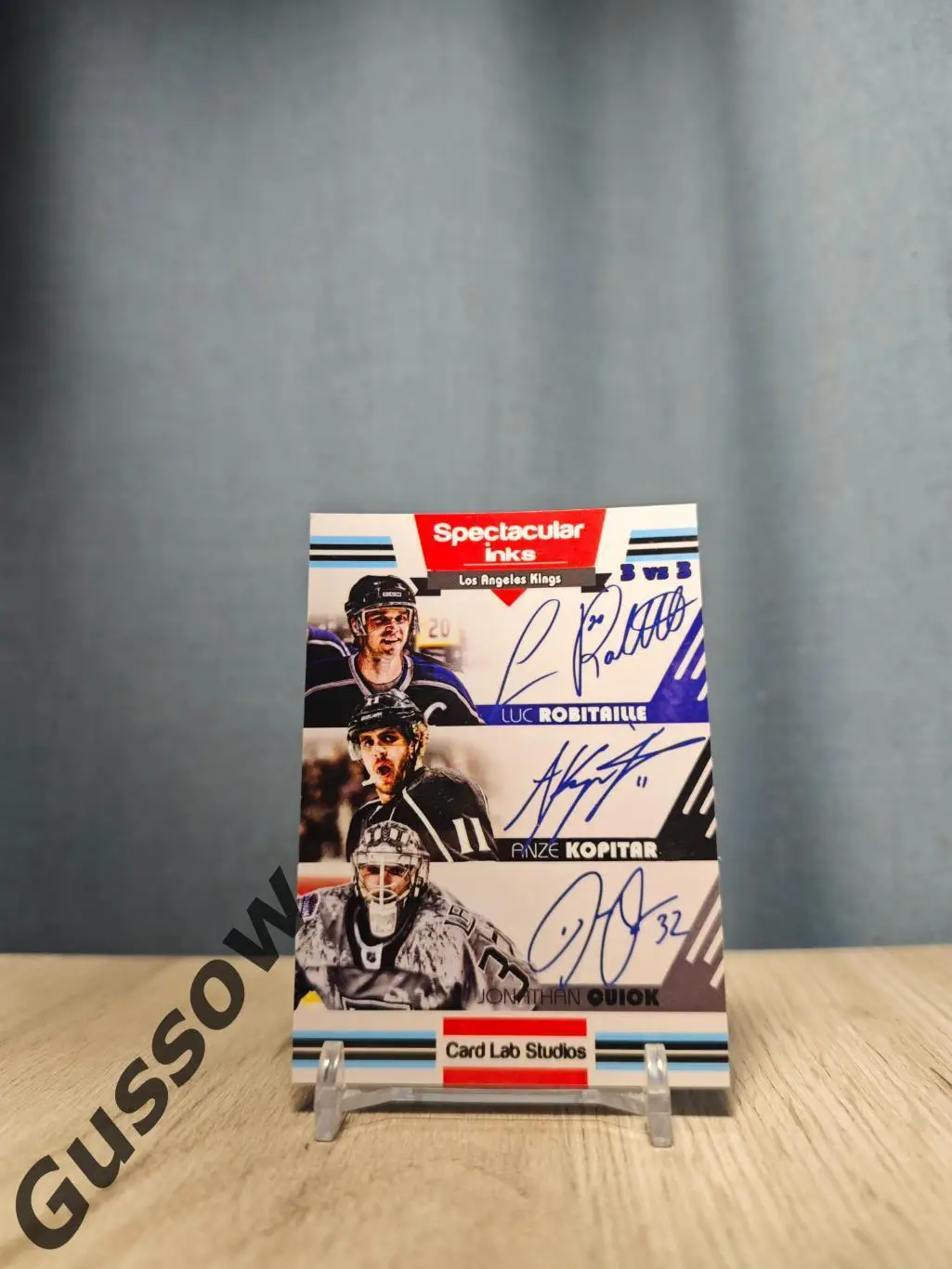 2016 CLS Spectacular Inks Robitaille/Kopitar/Quick/Modano/Zubov/Turco №16