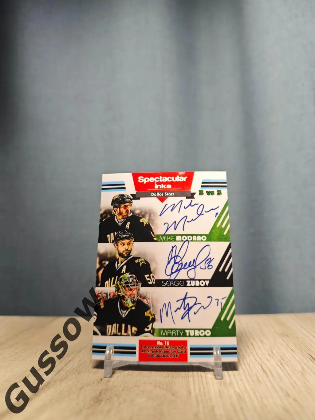 2016 CLS Spectacular Inks Robitaille/Kopitar/Quick/Modano/Zubov/Turco №16 1