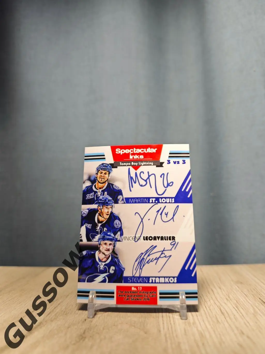 2016 CLS Spectacular Inks Sundin/Sakic/Nolan/St. Louis/Stamkos/Lecavalier №17 1
