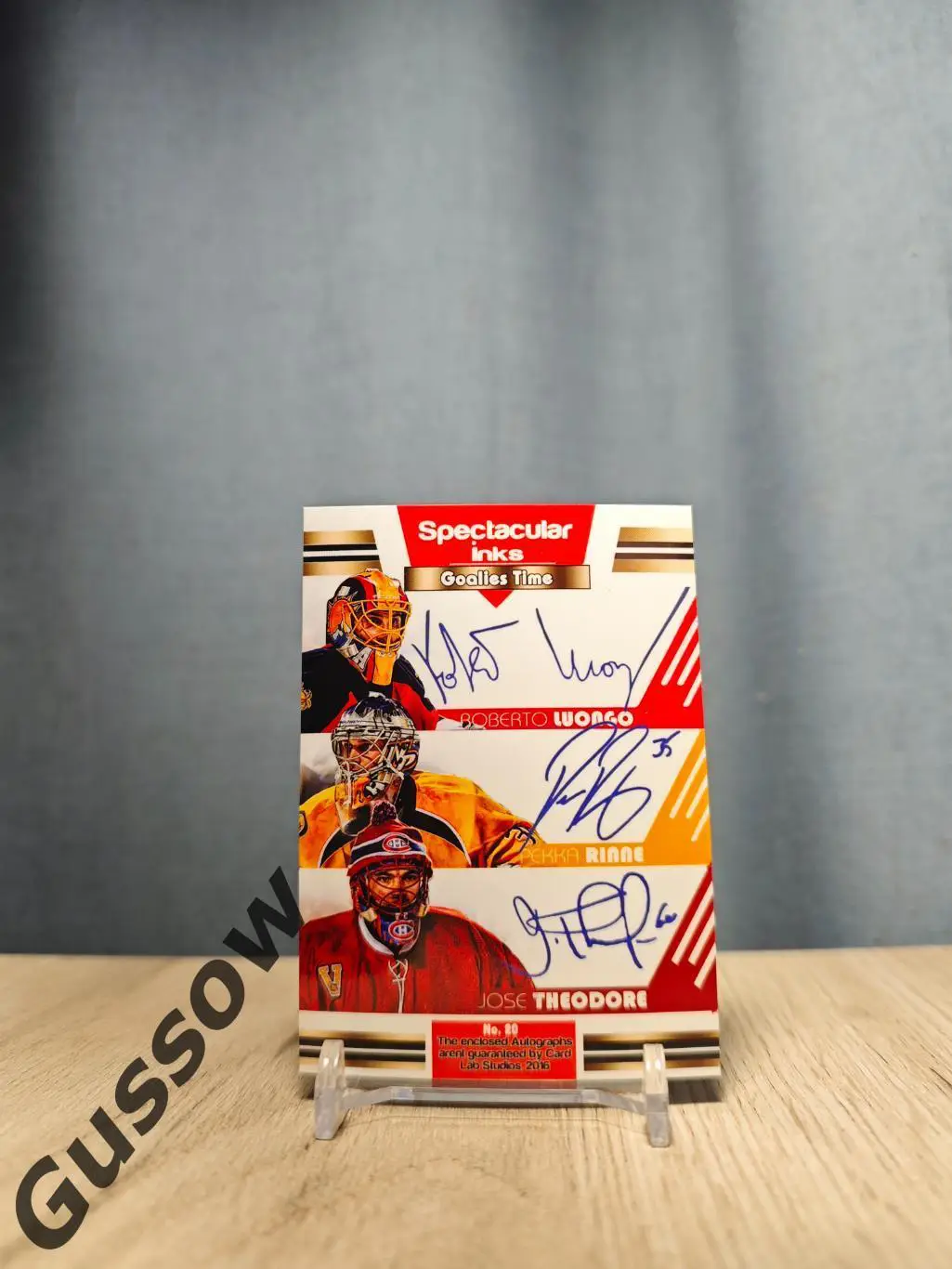 2016 CLS Spectacular Inks Lundquist/Fleury/Miller/Luongo/Rinne/Theodore №20 1