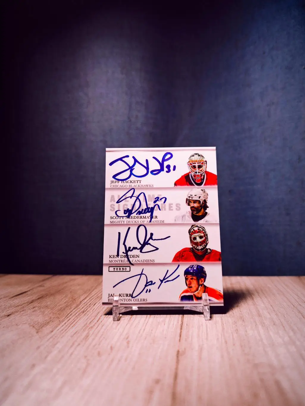 Turbo Flawless Signatures Hackett/Niedermayer/Dryden/Howe/Robinson