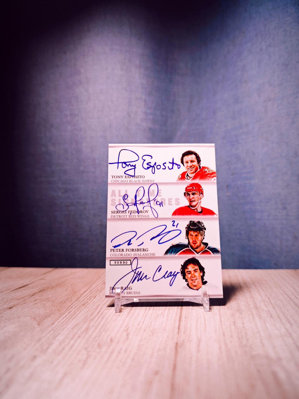 Turbo Flawless Signatures Esposito/Fedorov/Forsberg/Craig/Mikita/Keon/Bourque