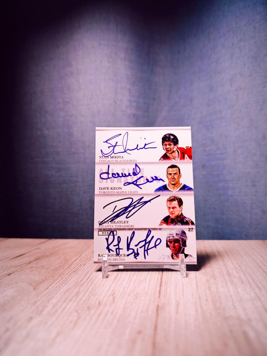 Turbo Flawless Signatures Esposito/Fedorov/Forsberg/Craig/Mikita/Keon/Bourque 1