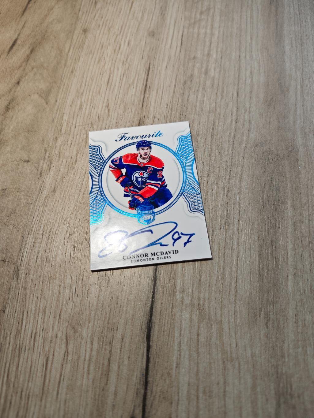 1/1 CLS Favourite Blue Foil Connor McDavid / Макдэвид