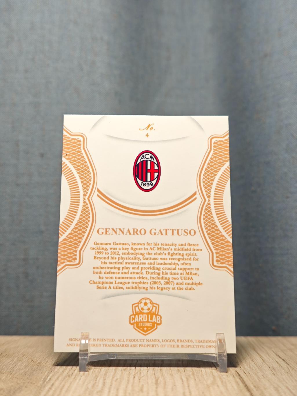 CLS Favourite Laser Gold Gennaro Gattuso / Дженнаро Гаттузо 1