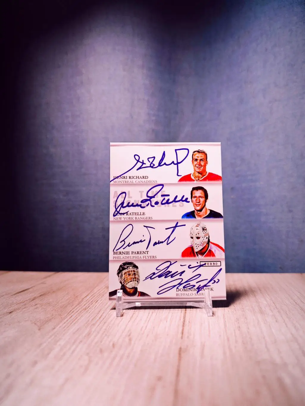 Turbo Flawless Signatures Richard/Ratelle/Parent/Hasek/Horton/Datsyuk Дацюк