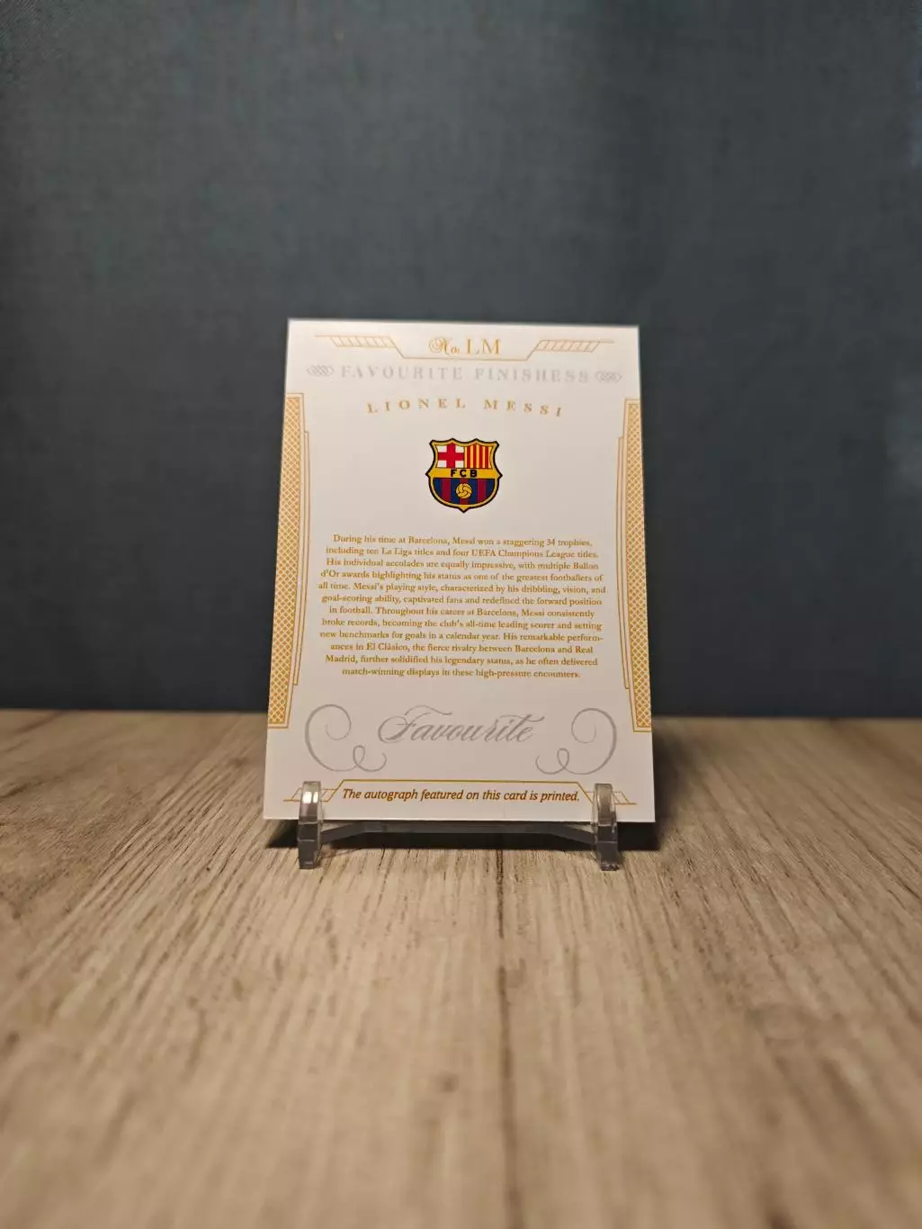 CLS Favourite Finishess Lionel Messi 1