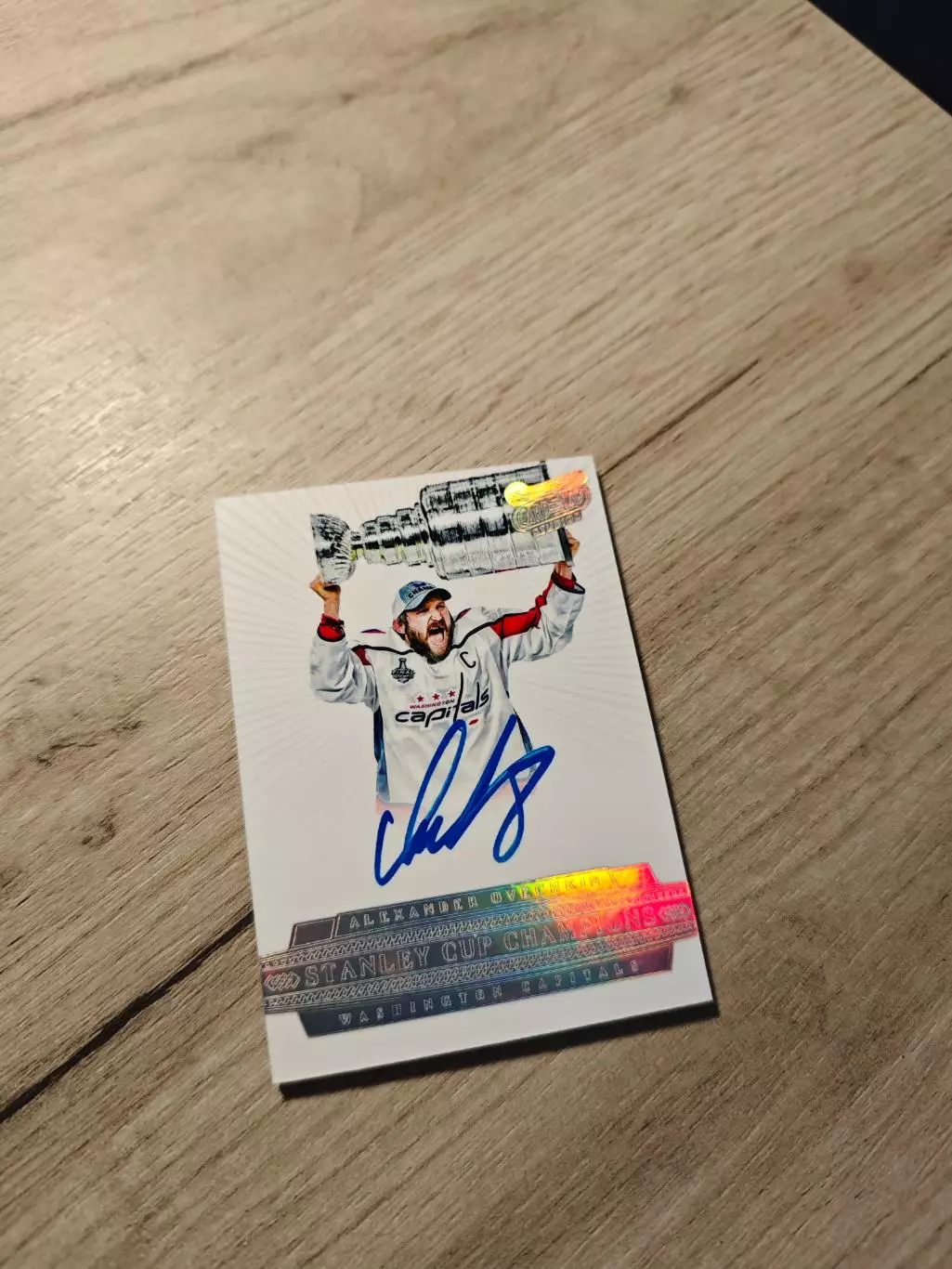 CLS Stanley Cup Champions Alexander Ovechkin Овечкин автограф