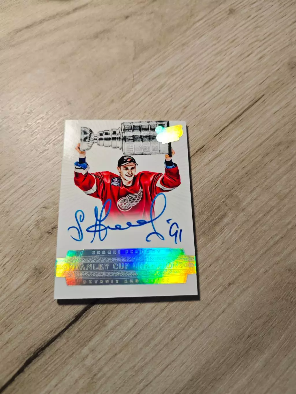 CLS Stanley Cup Champions Sergei Fedorov Сергей Фёдоров автограф