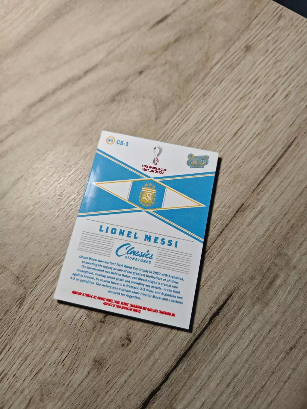 CLS Classics Signatures Lionel Messi Месси автограф 2