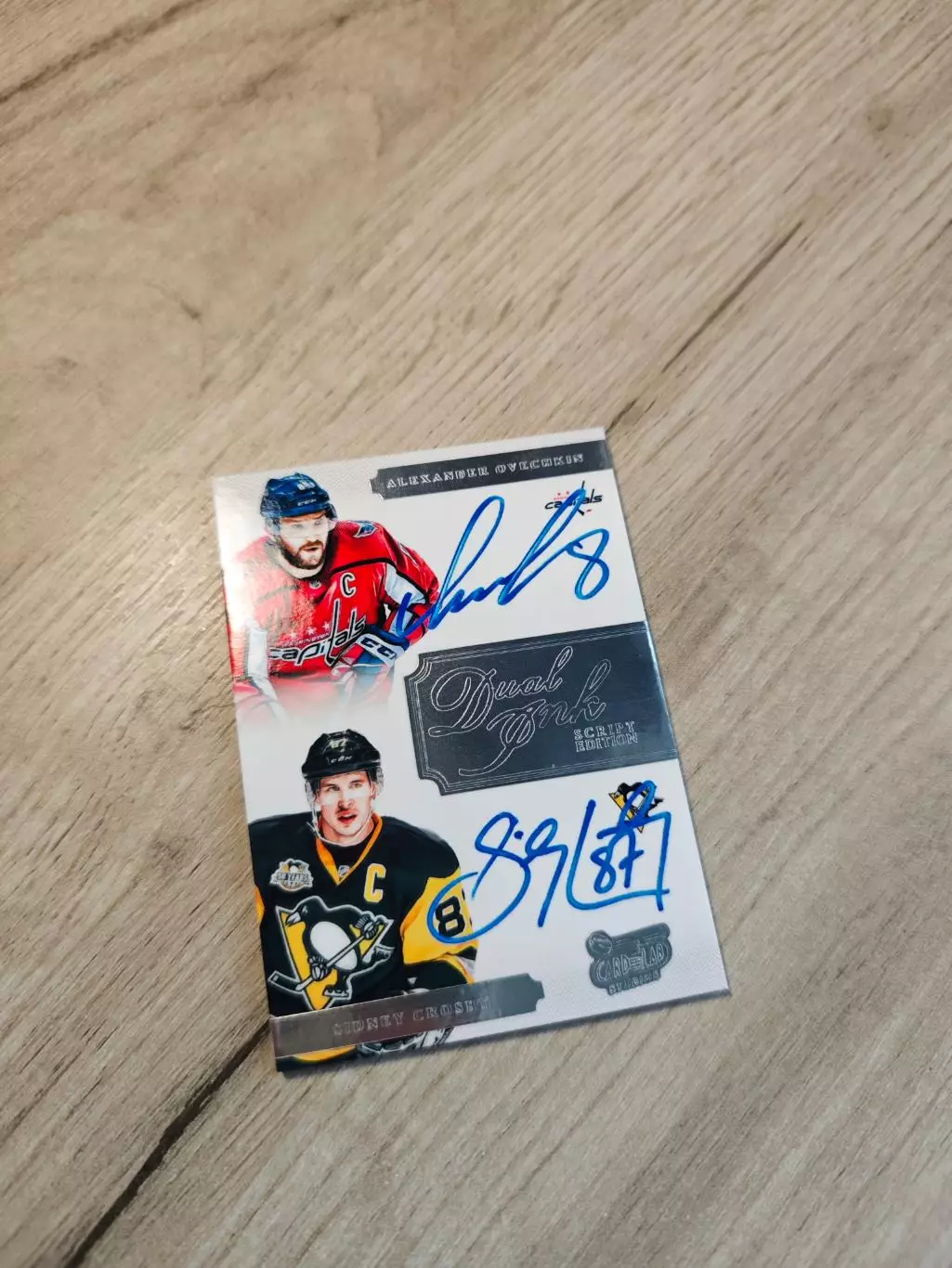 №1 CLS Dual Ink Ovechkin Sidney Crosby Овечкин автограф