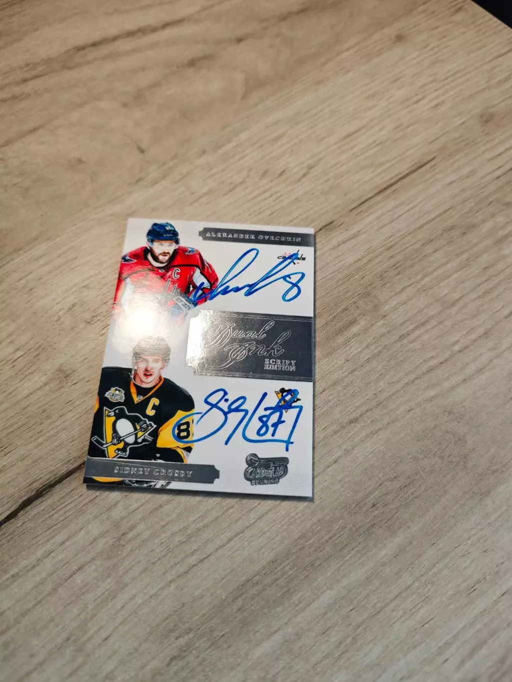 №1 CLS Dual Ink Ovechkin Sidney Crosby Овечкин автограф 1