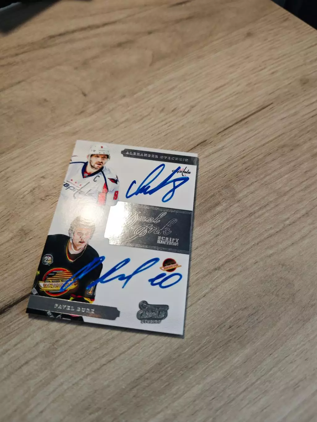 №2 CLS Dual Ink Ovechkin Pavel Bure Буре Овечкин автограф 1