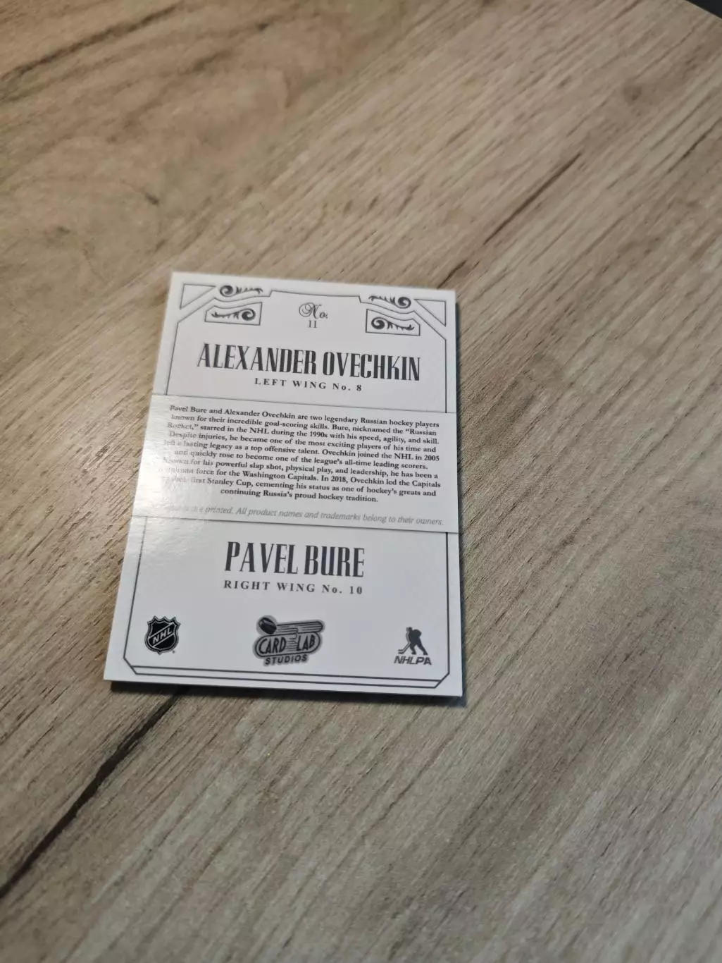 №2 CLS Dual Ink Ovechkin Pavel Bure Буре Овечкин автограф 3