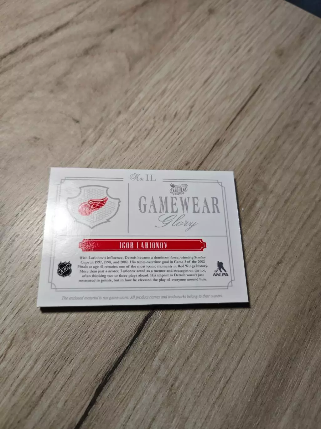 1/1 CLS Gamewear Glory Igor Larionov Ларионов 3