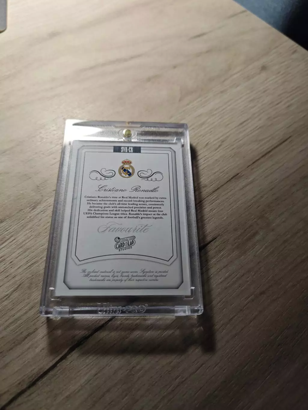 1/1 CLS Favourite Cristiano Ronaldo Real Madrid Криштиано Роналдо 3