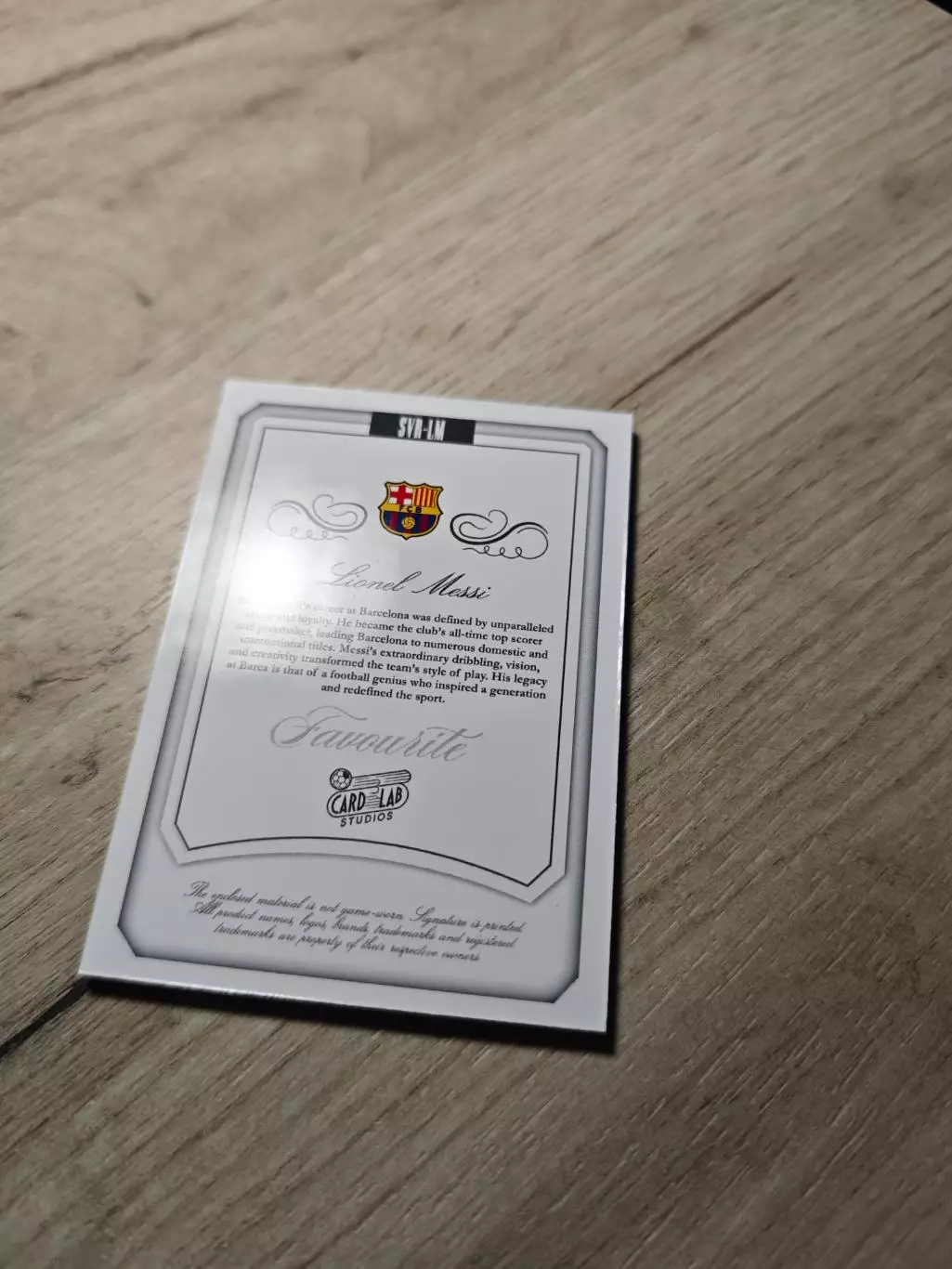 1/1 CLS Favourite Lionel Messi Barcelona Лионель Месси 3