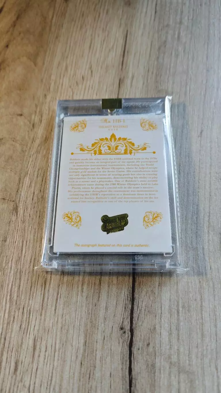 1/1 CLS автограф Helmut Balderis/ Хельмут Балдерис 1