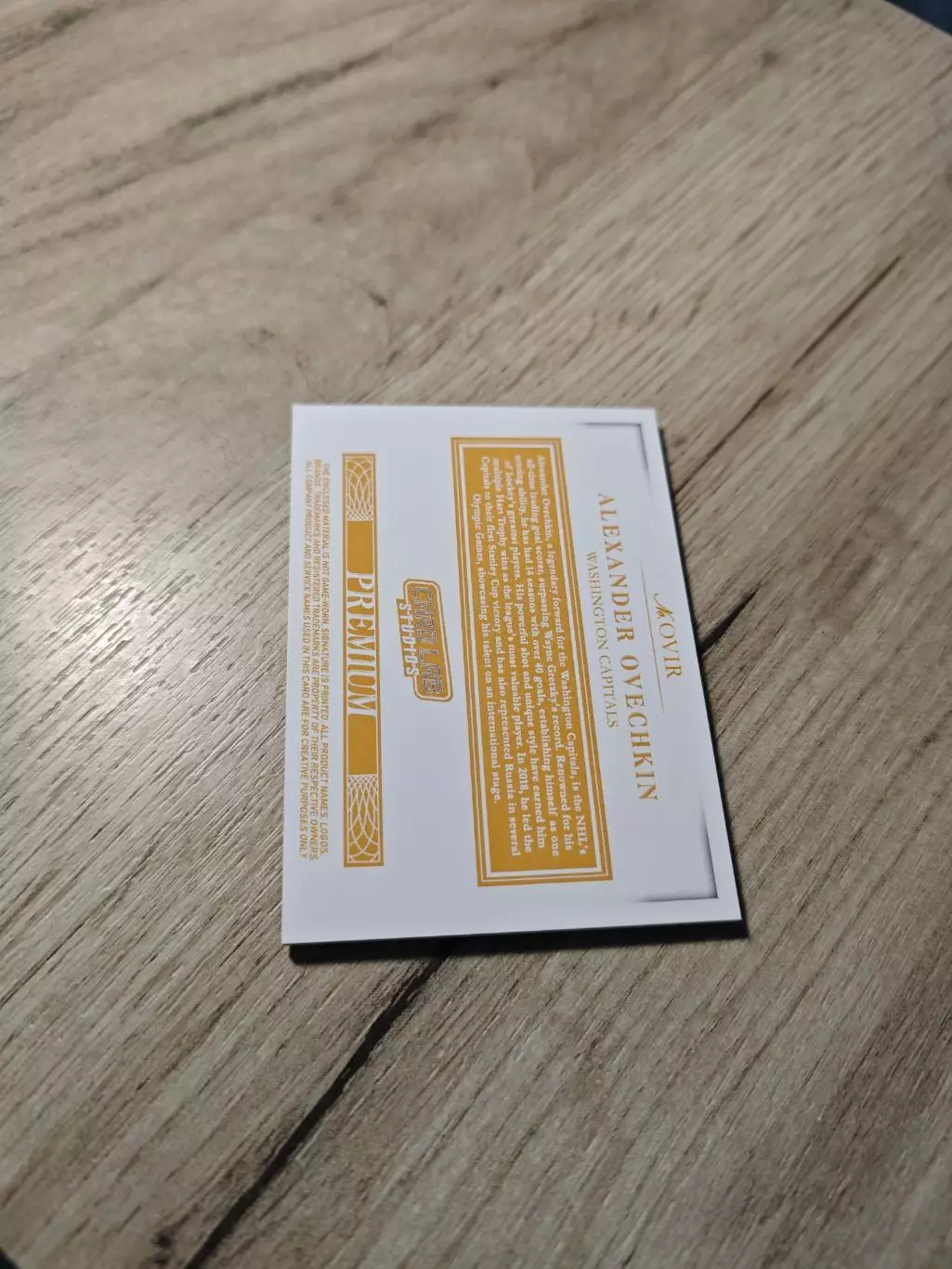 CLS Premium NHL shield Alexander Ovechkin Овечкин Red автограф 4