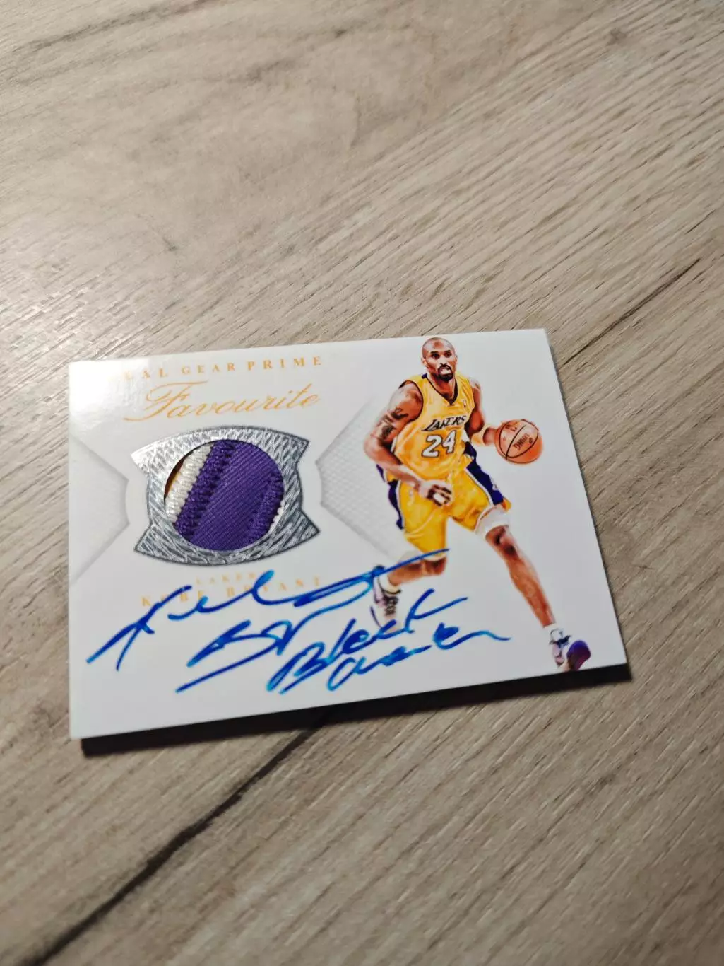 CLS Favourite Kobe Bryant Кобе Брайант патч автограф