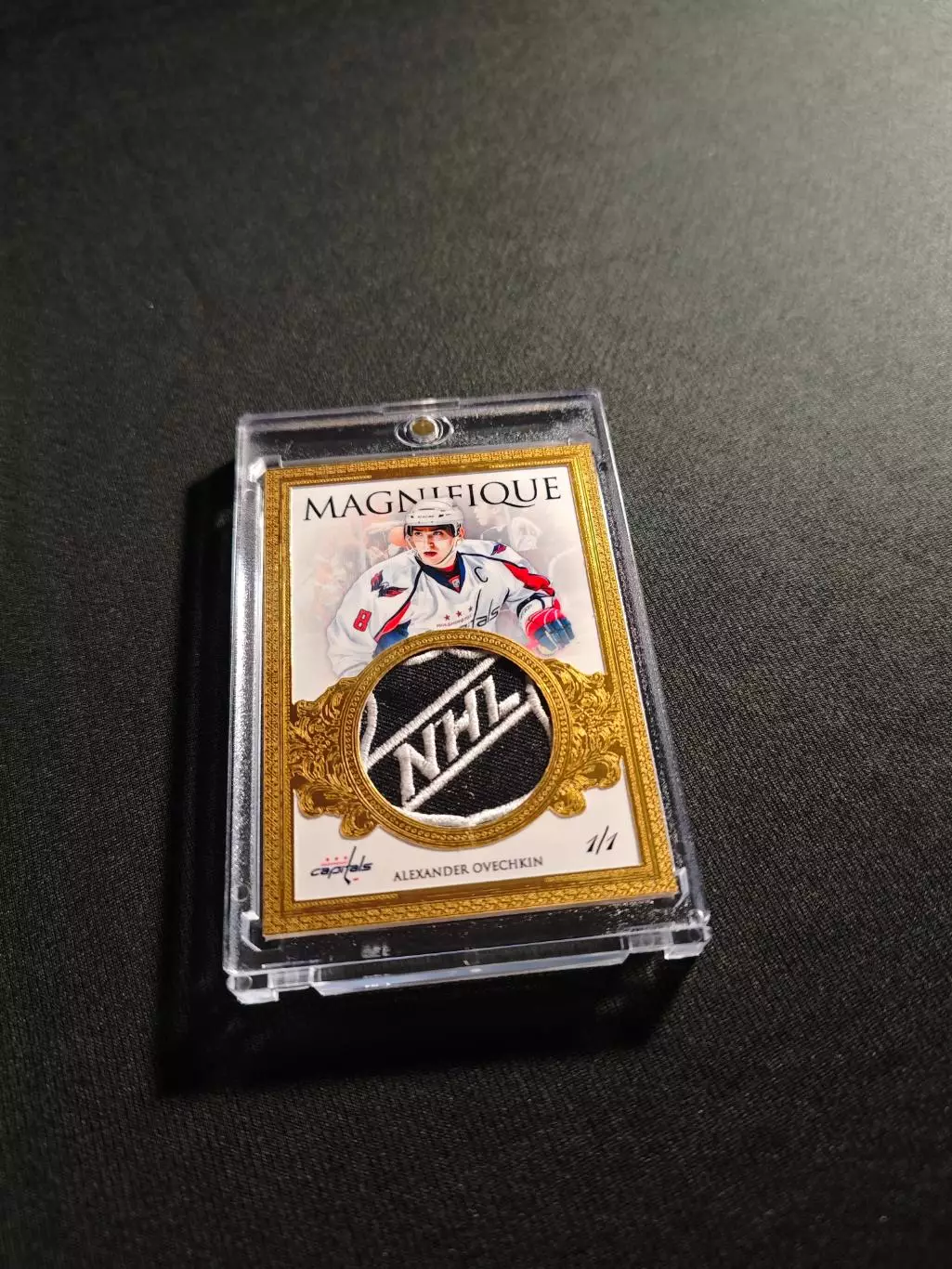 1/1 CLS Magnifique NHL shield Alexander Ovechkin Овечкин White автограф