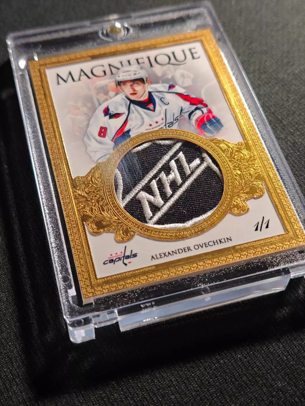 1/1 CLS Magnifique NHL shield Alexander Ovechkin Овечкин White автограф 1