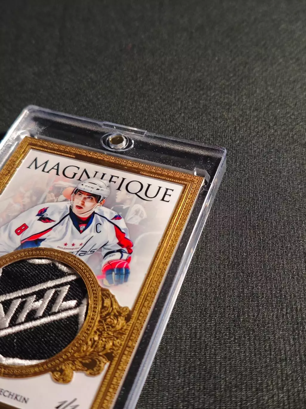1/1 CLS Magnifique NHL shield Alexander Ovechkin Овечкин White автограф 2