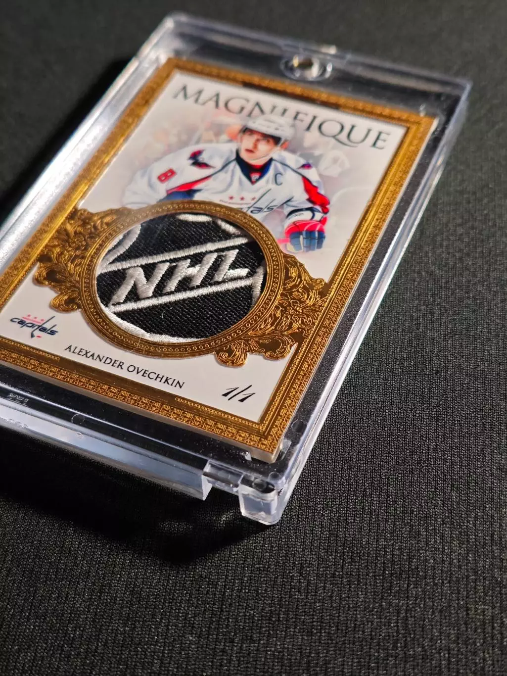 1/1 CLS Magnifique NHL shield Alexander Ovechkin Овечкин White автограф 4