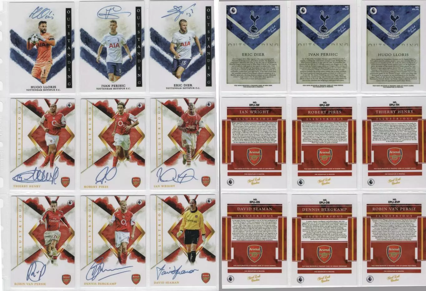 Автографы футболистов набор из 5 случайных карточек 4