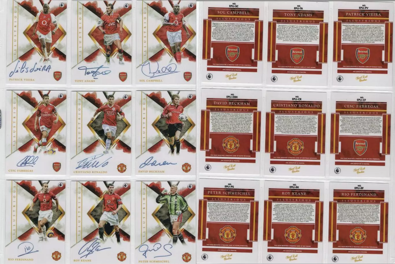 Автографы футболистов набор из 5 случайных карточек 5