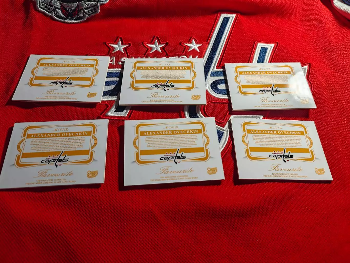 CLS Favourite Alexander Ovechkin Овечкин автограф 7